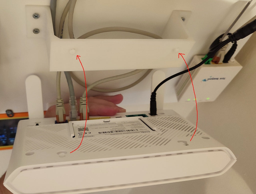 Adapter do montażu na ścianie dla modemu/routera Zyxel EX3301