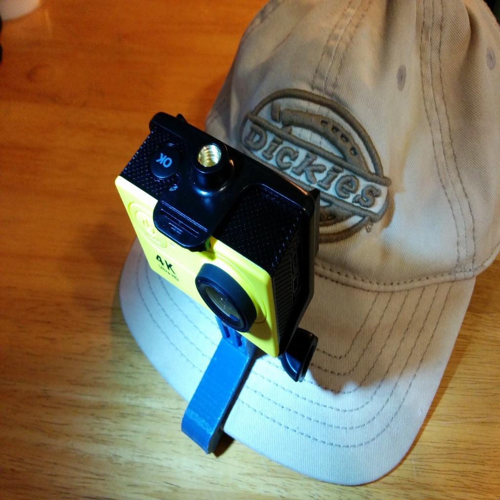 Uchwyt do czapki baseballowej do kamery sportowej
