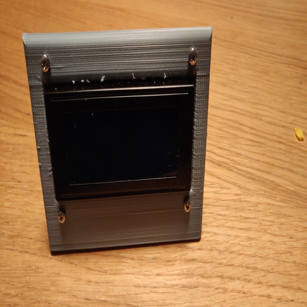 Stojak na monitor LCD2004 z uchwytem Arduino Nano