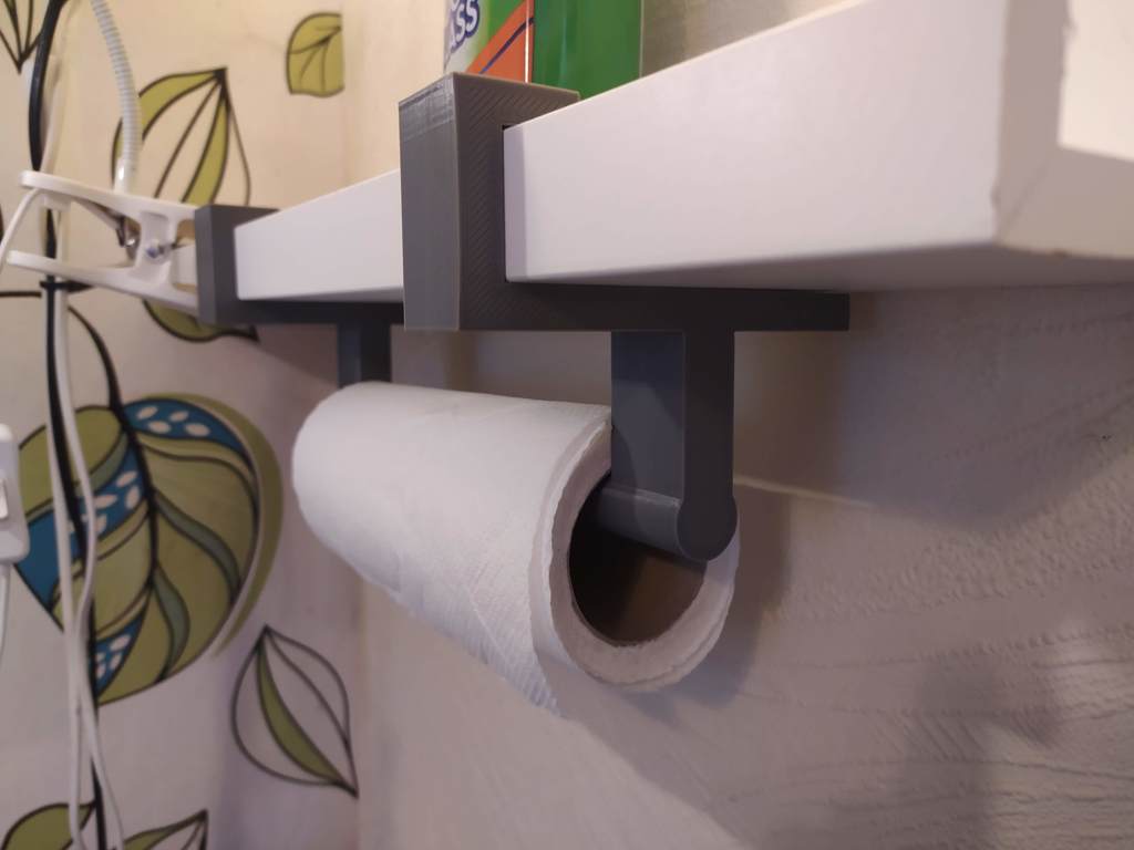 Uchwyt na ręczniki kuchenne do półki Ikea Mosslanda