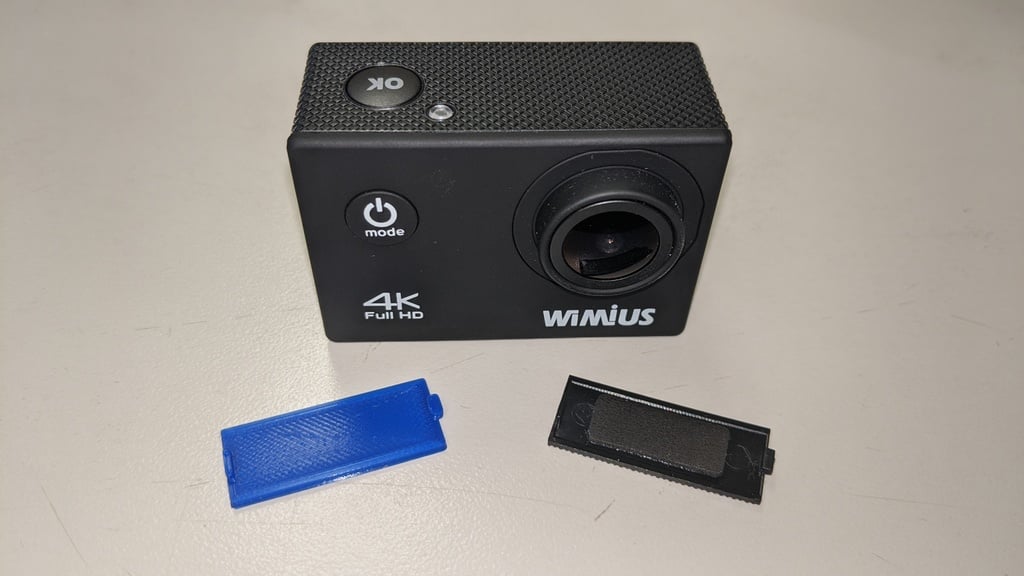 Wymiana pokrywy baterii kamery sportowej Wimius 4K
