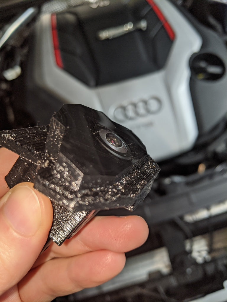 Drukowany w 3D wspornik montażowy przedniej kamery Audi B9 A5/S5 do grilla w stylu RS