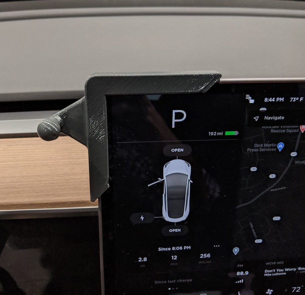 Uchwyt ekranu Tesla Model 3 do telefonu i gniazda Pop z kulką 17 mm
