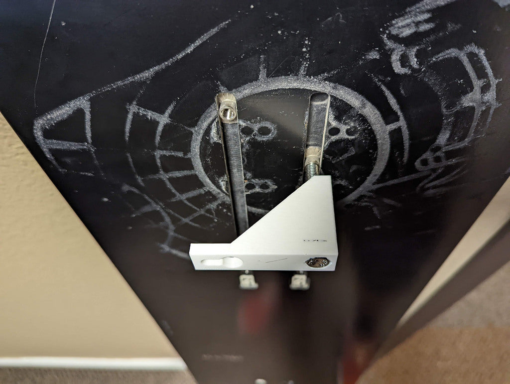 Mocowanie sześciokątne M6x55mm do ekspozycji deski snowboardowej na ścianie