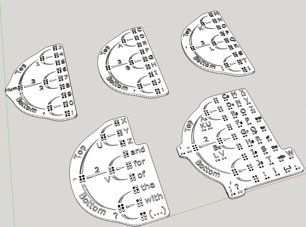 BrailleTree Visio - taktylna pomoc mnemotechniczna do nauki alfabetu Braille'a