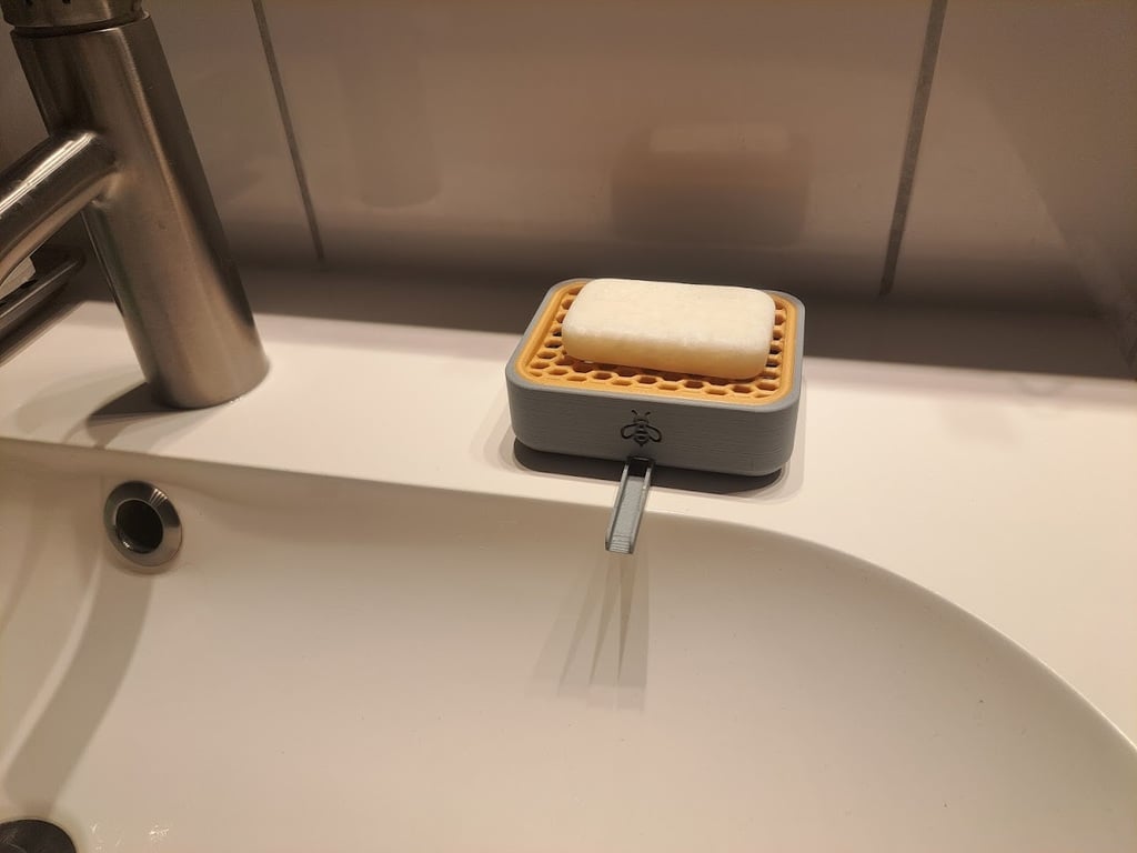 Dozownik mydła z odpływem do łazienki