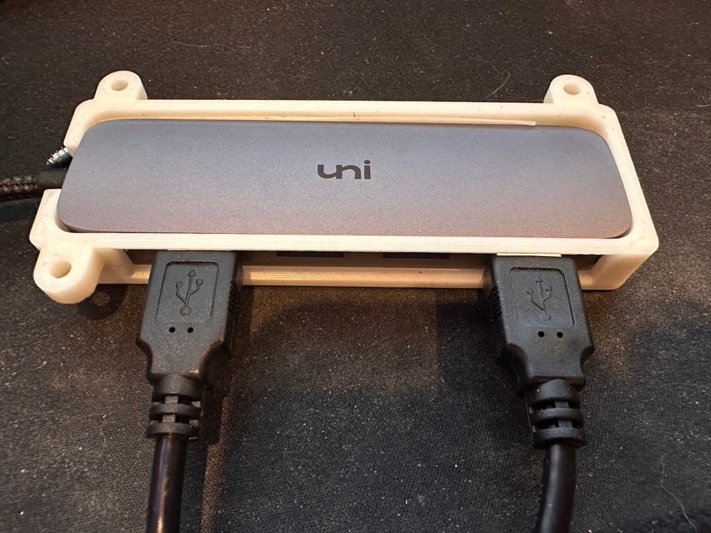 Uchwyt pod biurkiem do ultracienkiego koncentratora USB 3.0
