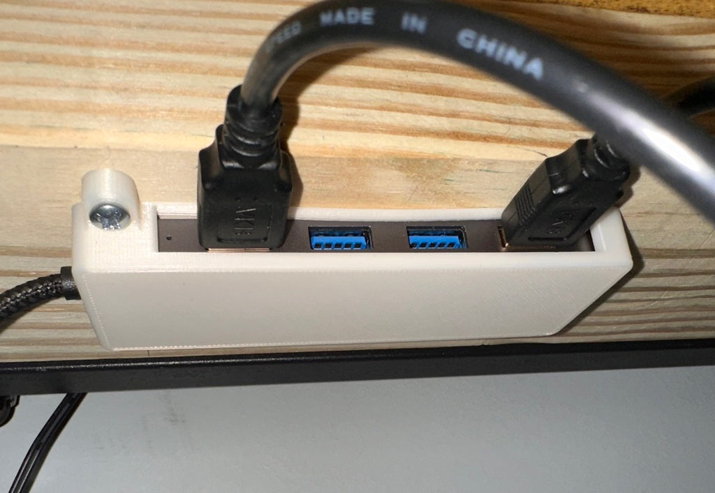 Uchwyt pod biurkiem do ultracienkiego koncentratora USB 3.0