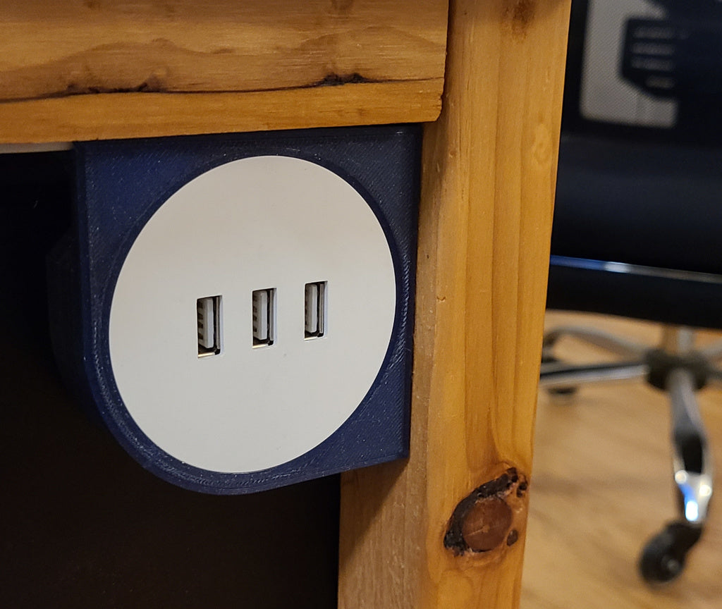 Ikea Nordmarke Uchwyt ładowarki USB do montażu mebli