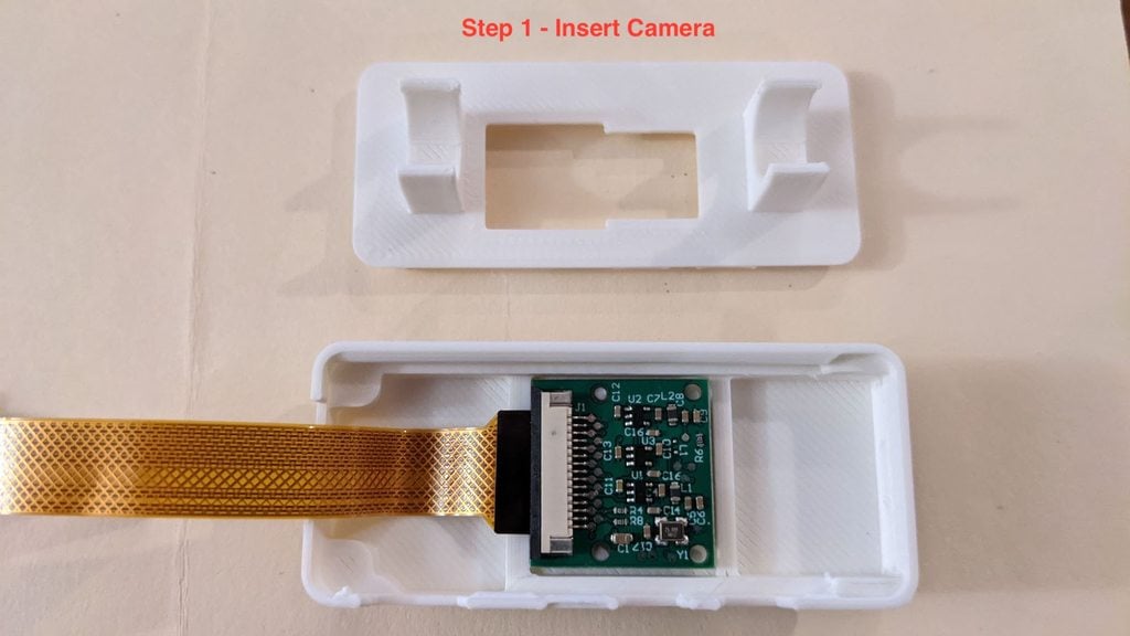 Obudowa kamery Raspberry Pi Zero 2 W z radiatorem - OctoPi Clear