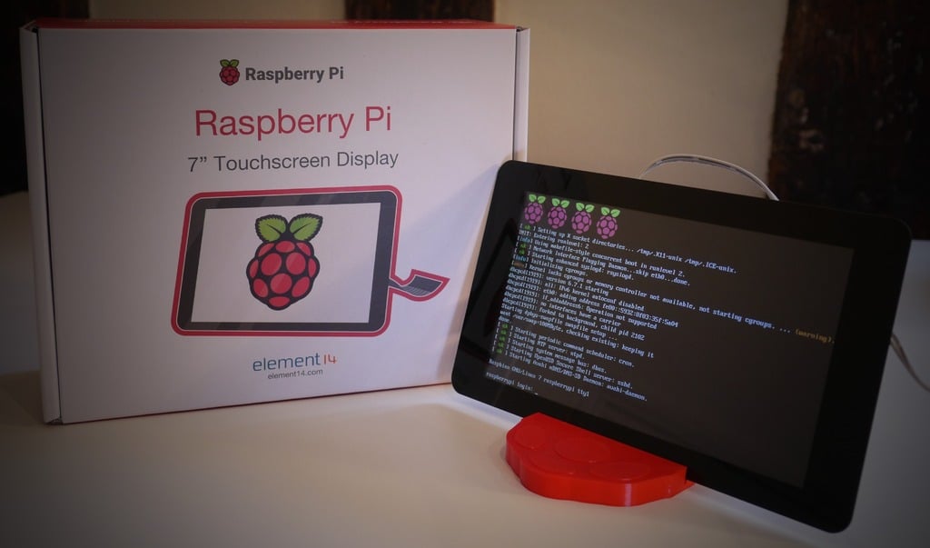 Stojak do ekranu dotykowego Raspberry Pi do drukarki 3D